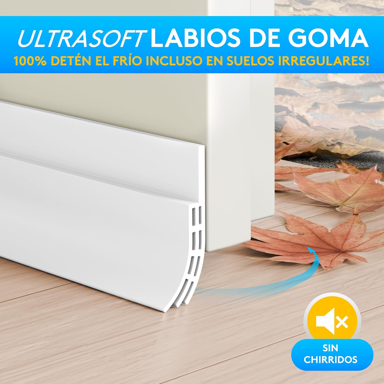 Thumbnail 5 de SilverRack Burlete puerta 2 m blanco