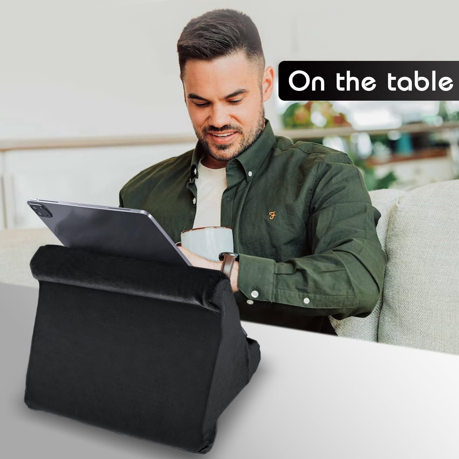 Thumbnail 5 de Mcbazel Tablet Pillow Stand for iPad: Cushioned, Multi-Angle Lap Holder