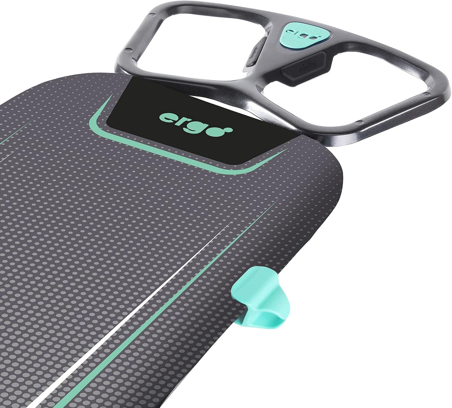 Detalle de Minky Ergo Mint Prozone Ironing Board, Black – 122 x 38cm (Amazon Exclusive)