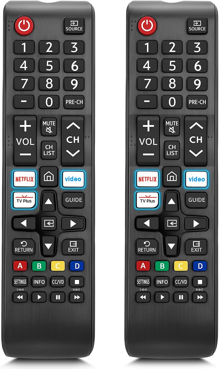 Detalle de (2-Pack) Samsung Smart TV Universal Replacement Remote — BN59 Series, No Pairing Needed
