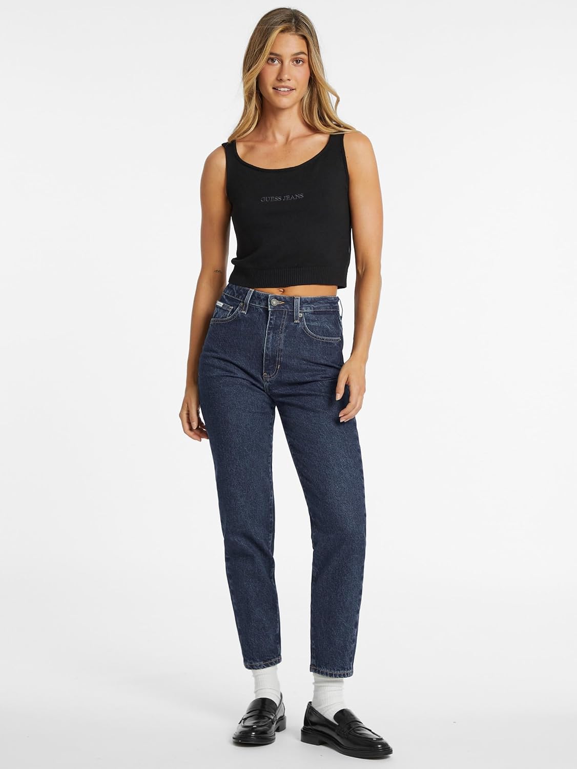 Detalle de Guess GJ G06 Mom Jeans femme en denim confortable