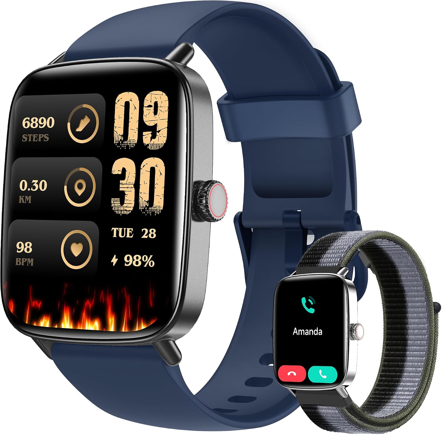 Detalle de Smart Watch for Men with Call Answering 1.85" HD Screen