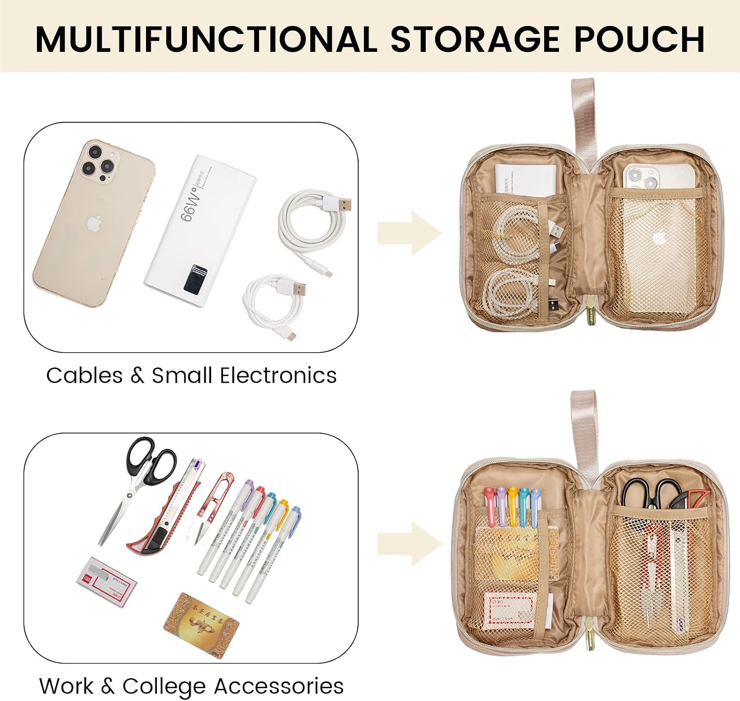 Thumbnail 5 de LOVEVOOK Laptoptasche 15,6 Zoll – Große, vielseitige Damen-Handtasche mit Schutz, Wasserabweisend und verstellbarem Tragegurt