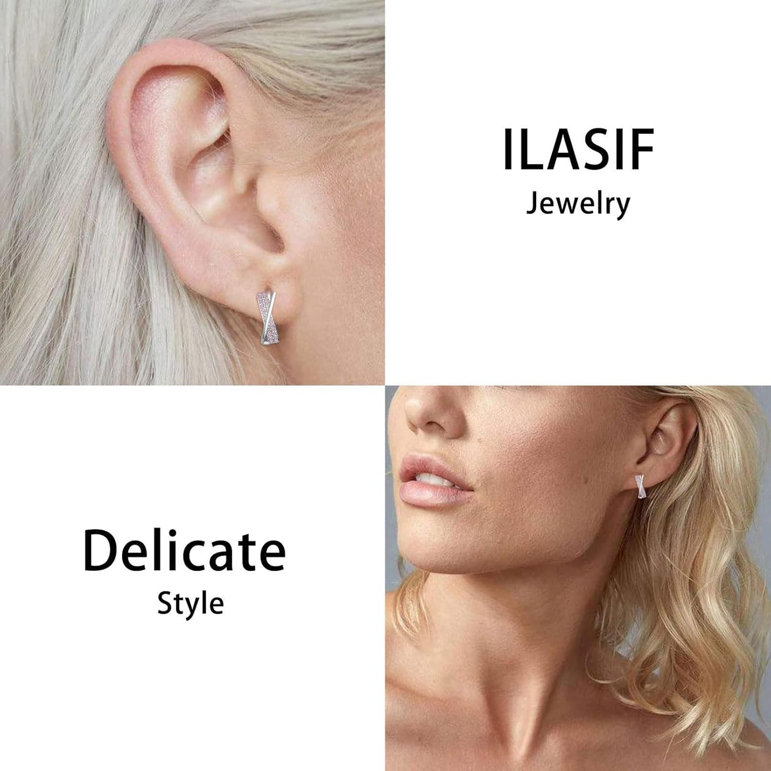 Detalle 2 de ilasif Creolen Silber 925 10 mm