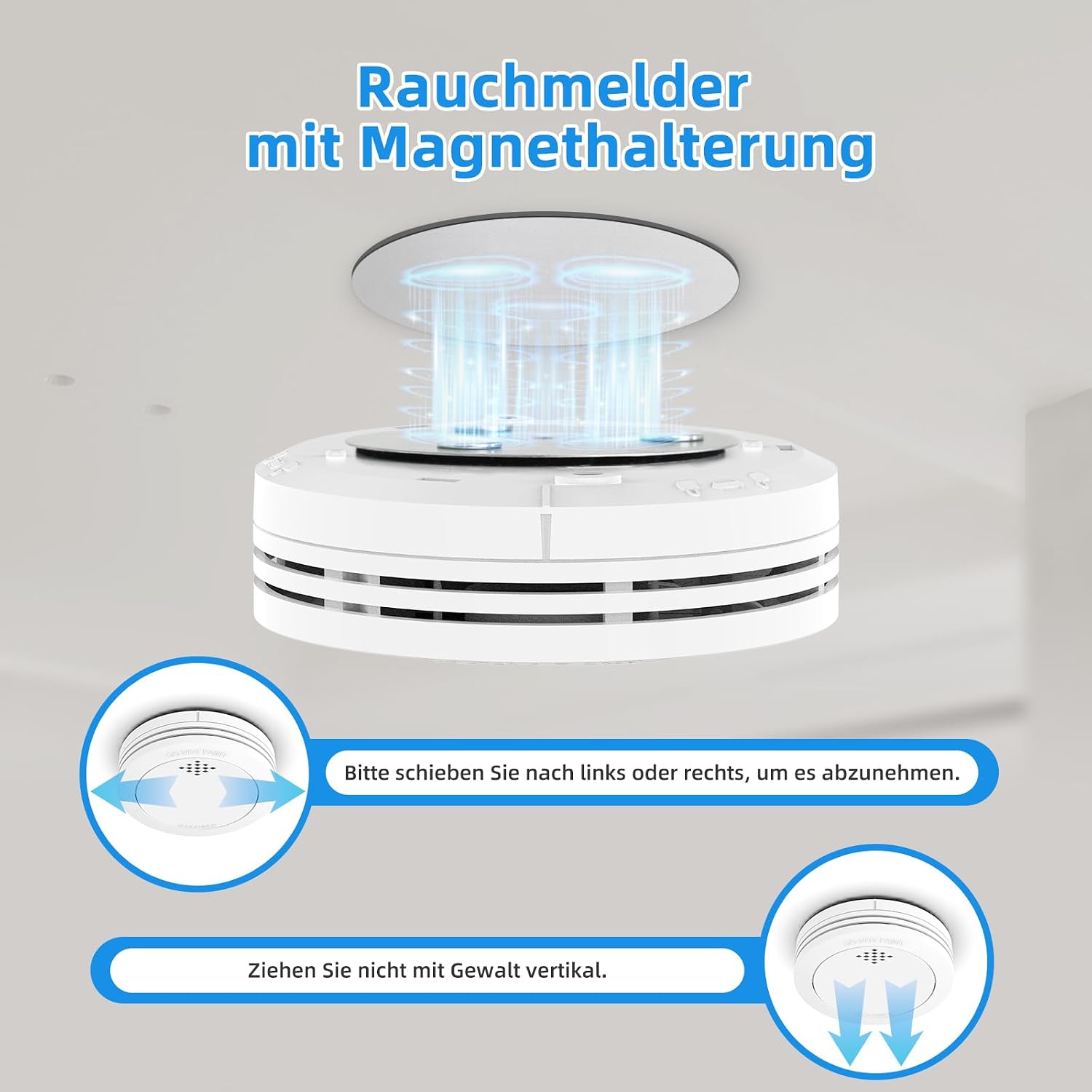 Detalle 2 de XINDUM Rauchmelder 10er Set 85 dB