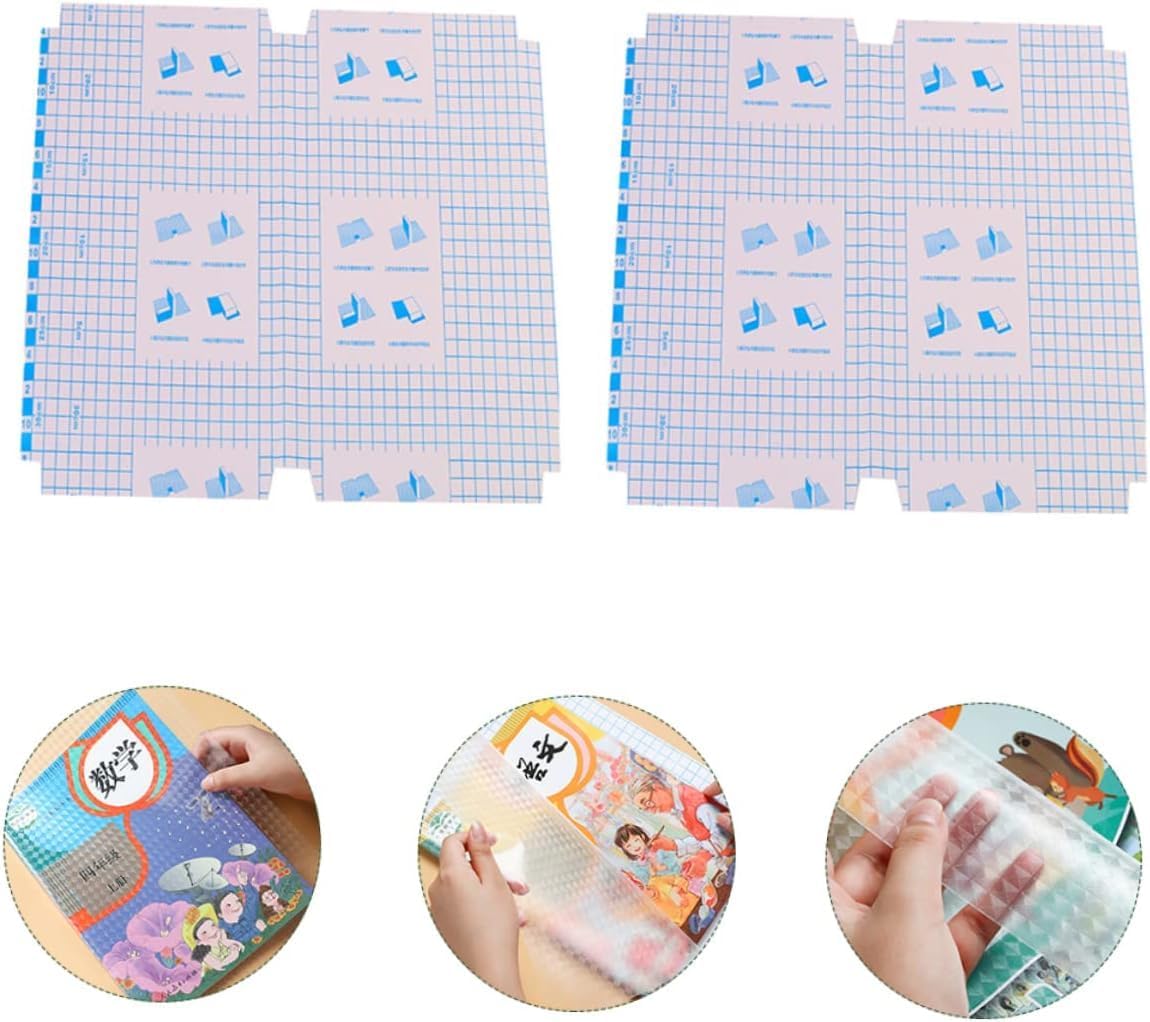 Thumbnail 3 de Buchumschlag A4 (21 × 30 cm), 10er-Set transparent – verstellbare Kunststoff-Bookcover für Schule & Home Office
