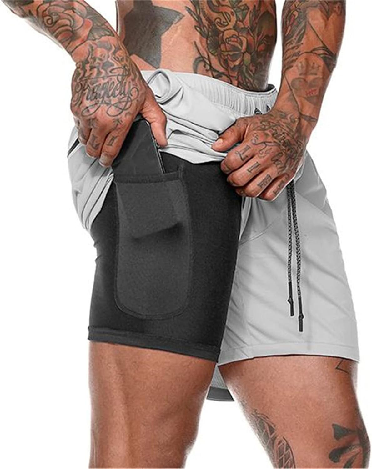 Detalle de Aisprts Pantaloncini Palestra Uomo 2in1