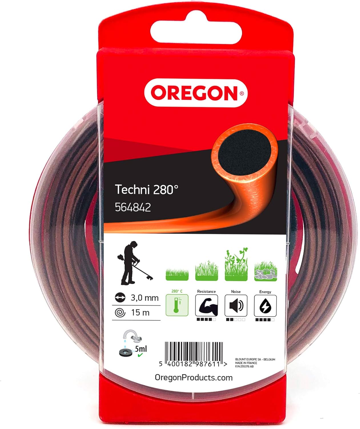 Detalle 2 de Oregon 545820 Filo per decespugliatore 2,80 mm