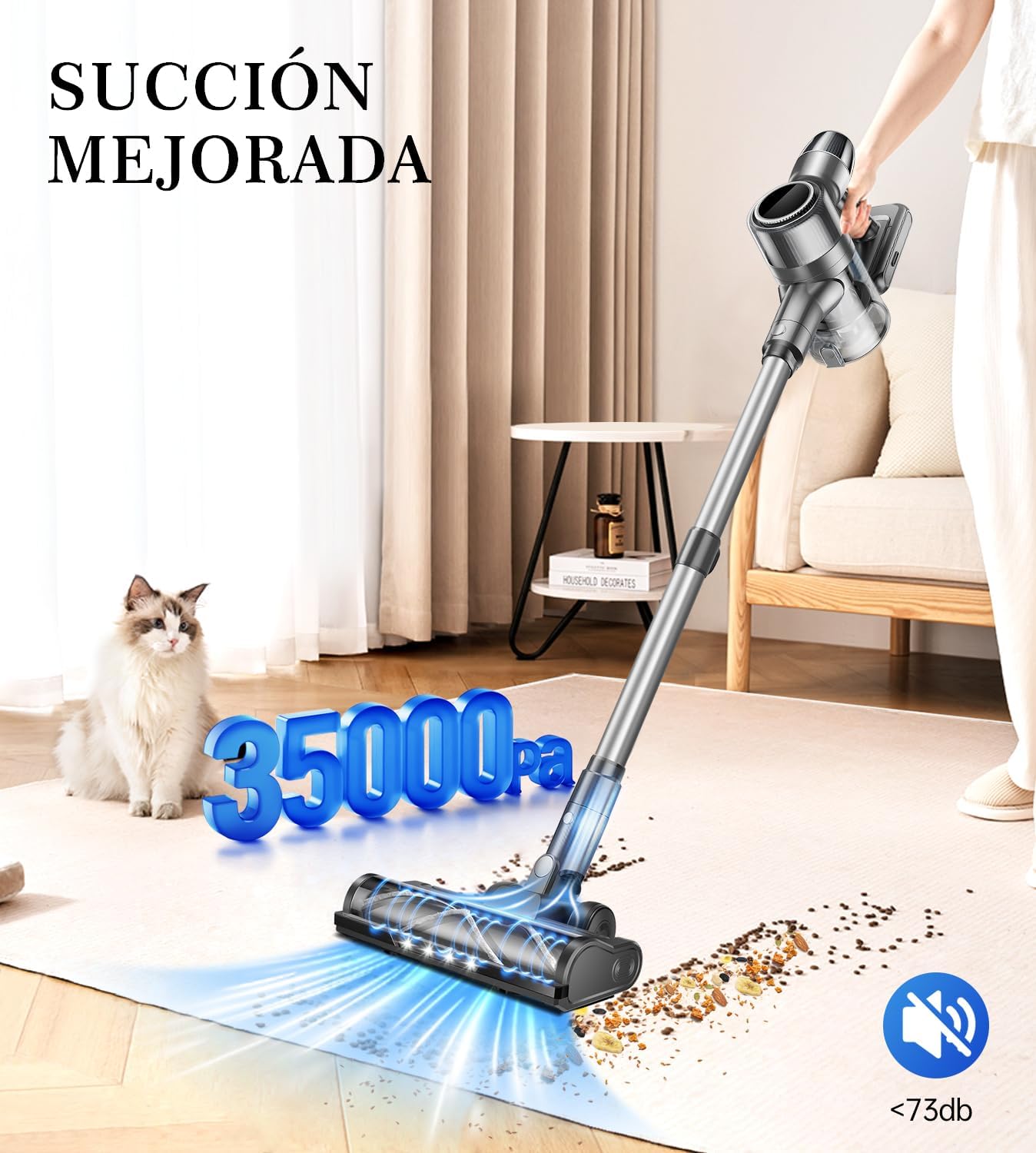 Thumbnail 2 de Syntecno Aspiradora Escoba 2500 mAh 🧹