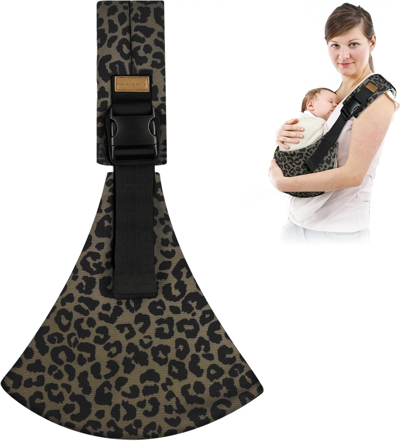 AOOWU Baby Carrier: Lightweight Cotton Sling for Newborns to Toddlers