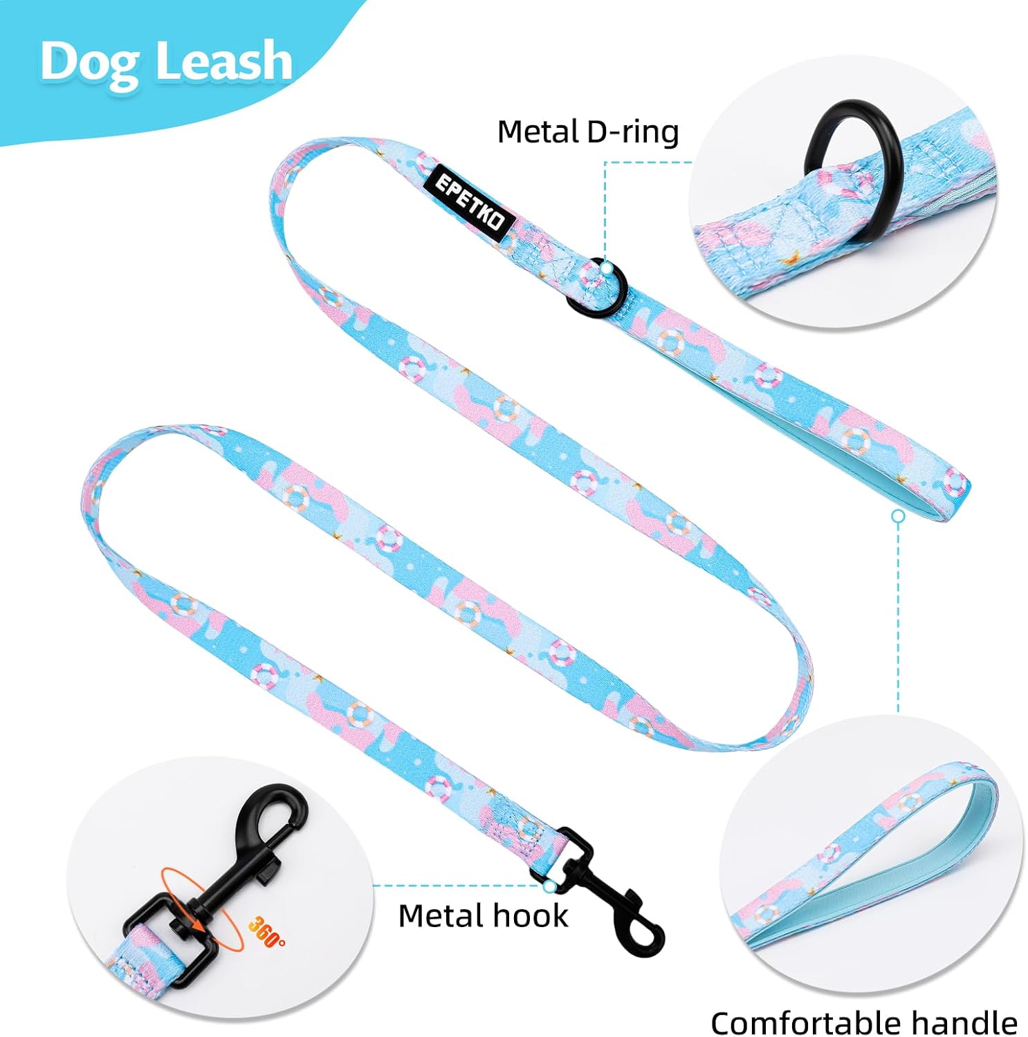 Detalle 2 de Small Dog Harness and Leash Set of 6