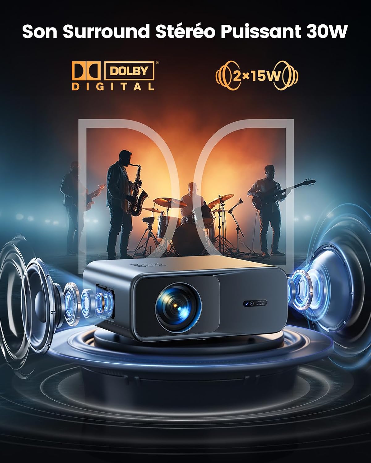 Thumbnail 2 de Projecteur 4K WiFi 6 36000 lumens