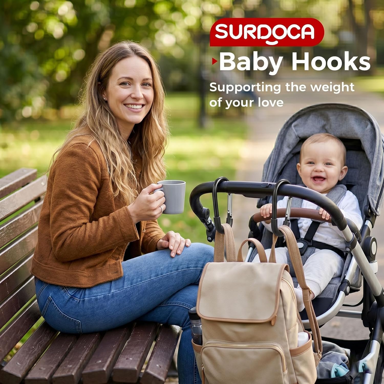 Thumbnail 4 de SURDOCA Buggy Clips 2 pack — stroller hooks