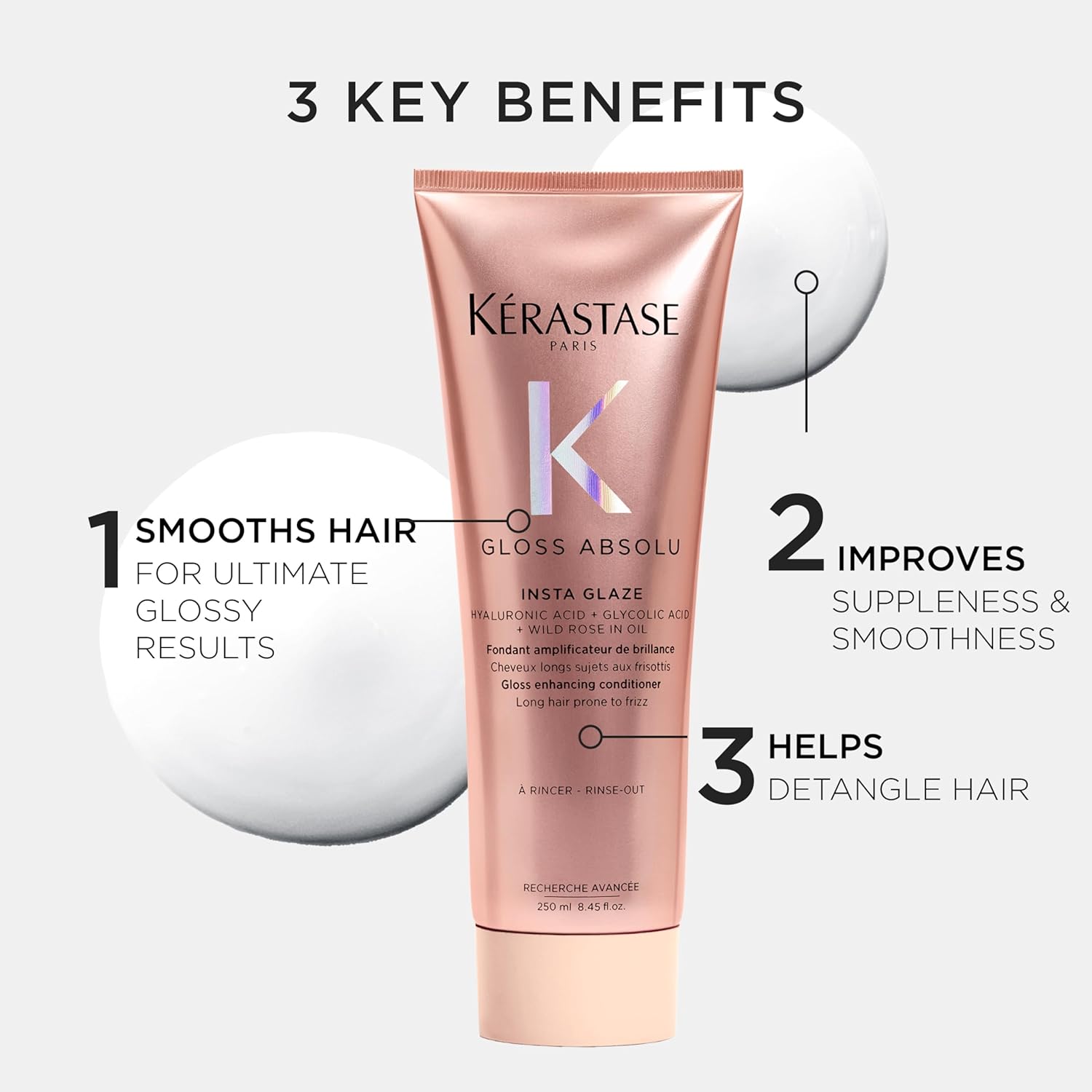 Thumbnail 3 de Kérastase Gloss Absolu Insta Glaze Conditioner (gloss-enhancing conditioner with glycolic acid)