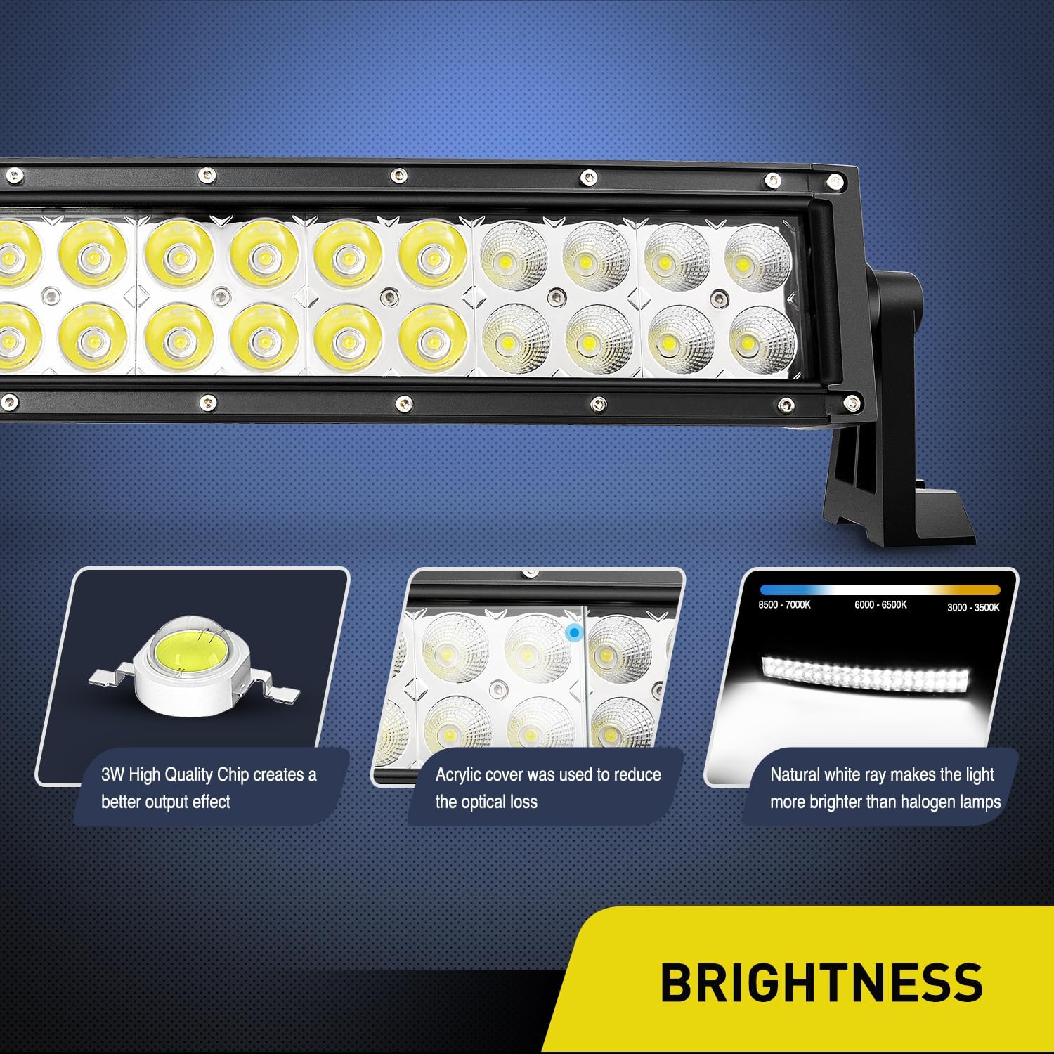 Thumbnail 2 de Nilight 70015C-A 22-inch 120W LED light bar
