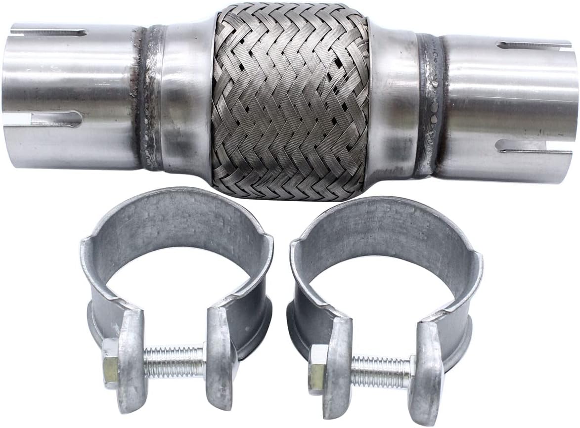 Exhaust flexi pipe 50.7 mm clamp-on