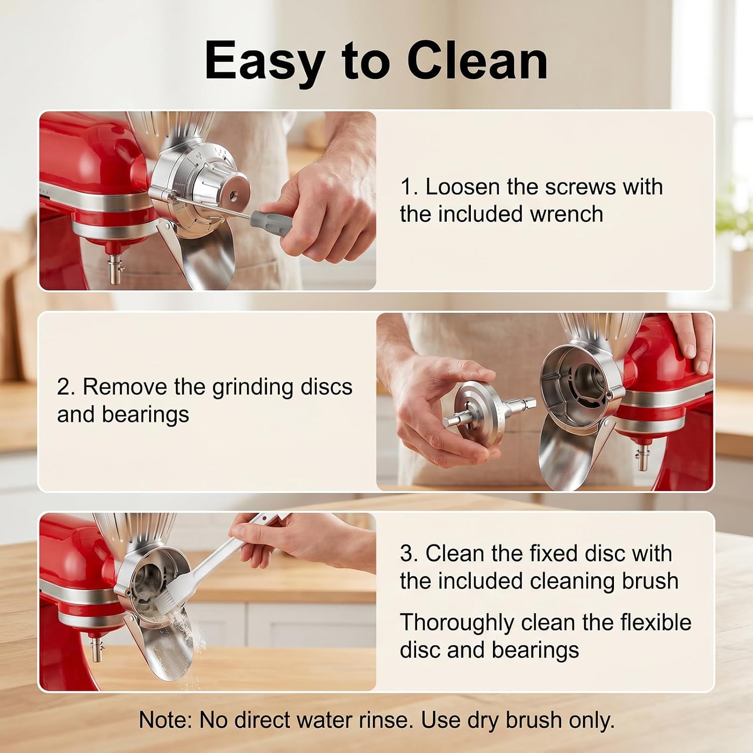 Thumbnail 6 de HOZODO Grain Mill Attachment, 9-Level