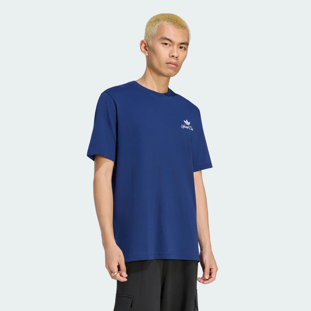 Detalle de Camiseta Sport Club Loose de Adidas – Azul