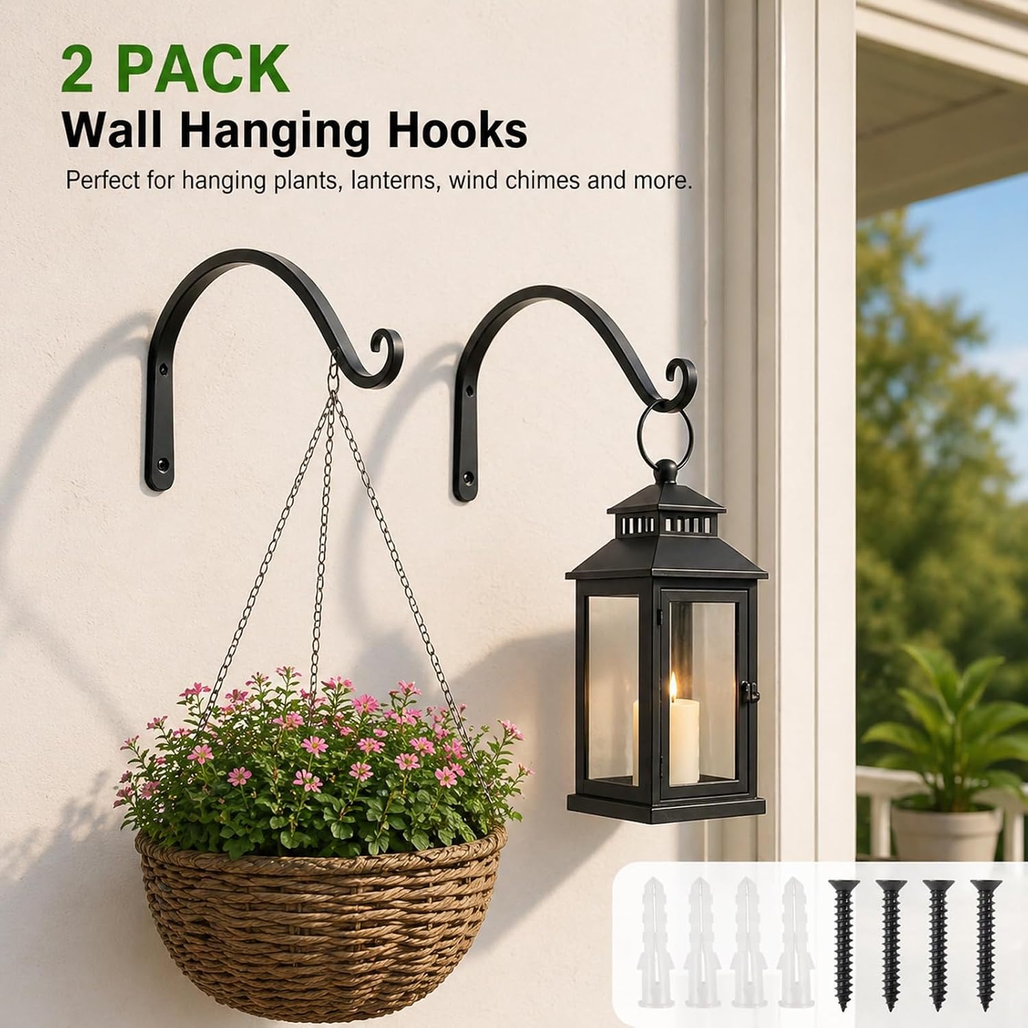 Detalle de FEED GARDEN Wall-Mounted Plant Hooks 8-Inch
