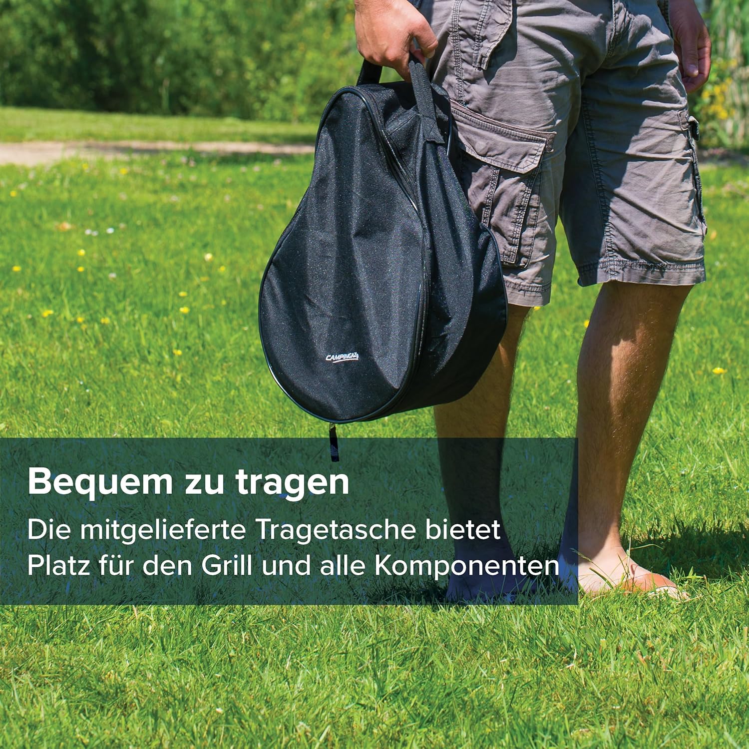 Detalle 2 de Campingaz Party Grill 600 Campingkocher – zuverlässige Piezo-Zündung und vielseitiges Kochsystem