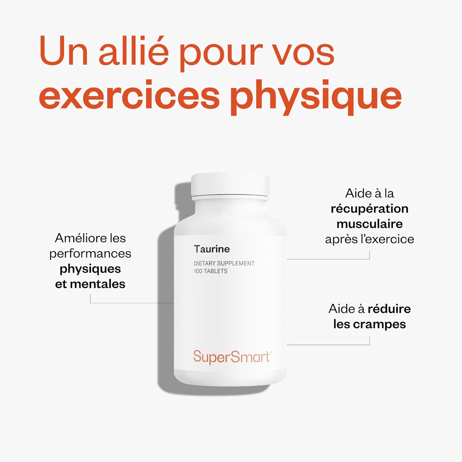 Thumbnail 2 de Taurine Supersmart – soutien polyvalent pour l’effort physique et la concentration