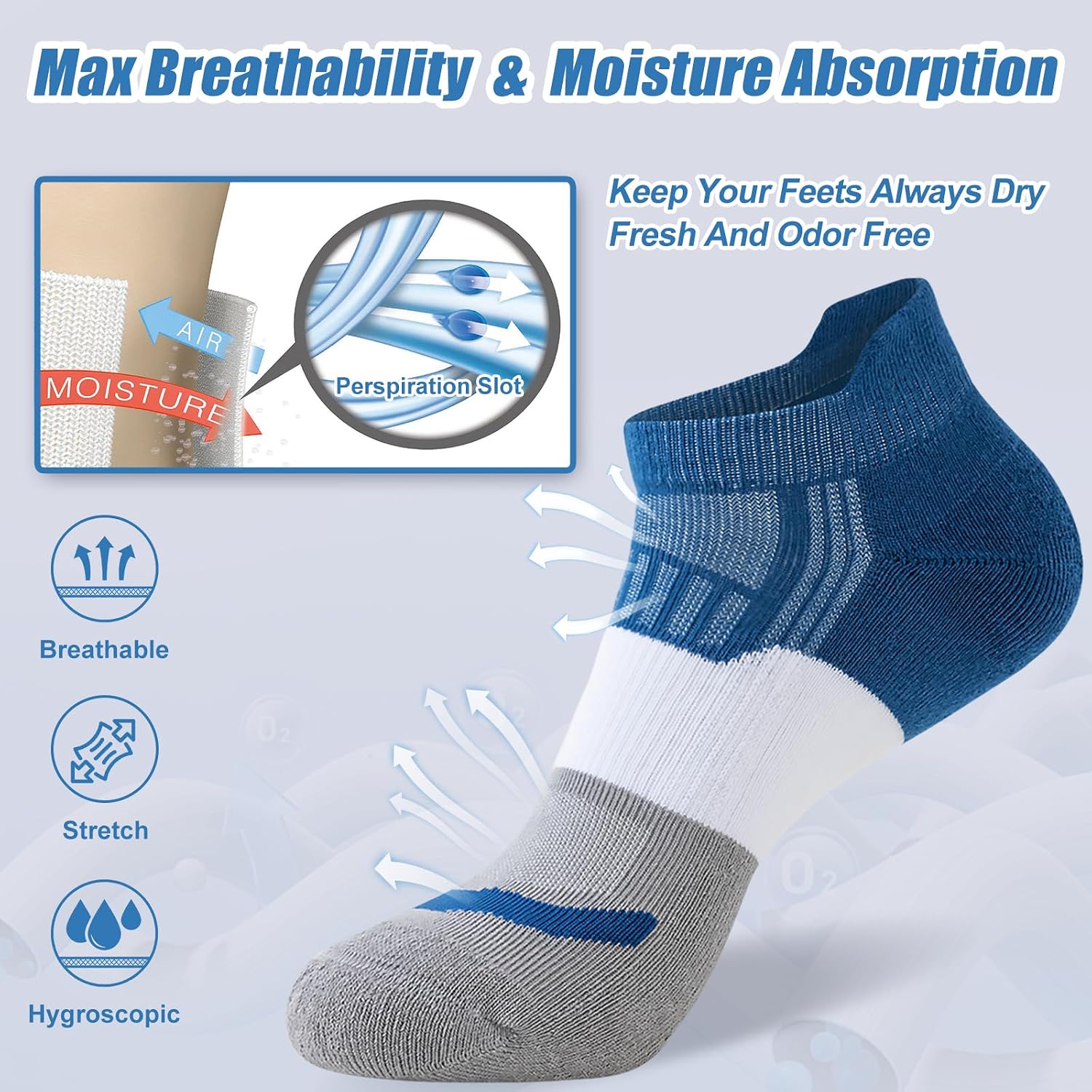 Detalle de Cirorld Trainer Socks 6 Pairs
