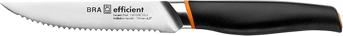 Detalle de BRA Efficient Cuchillo Tomatero 🍅 Acero Inoxidable, Gris