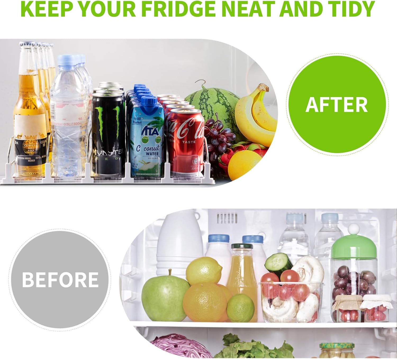 Thumbnail 2 de Fridge Drink Organizer with 25 Cans