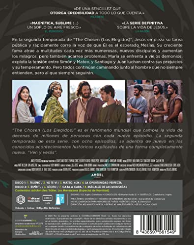 Detalle 1 de The Chosen (Los elegidos): Temporada 2 en Blu-ray