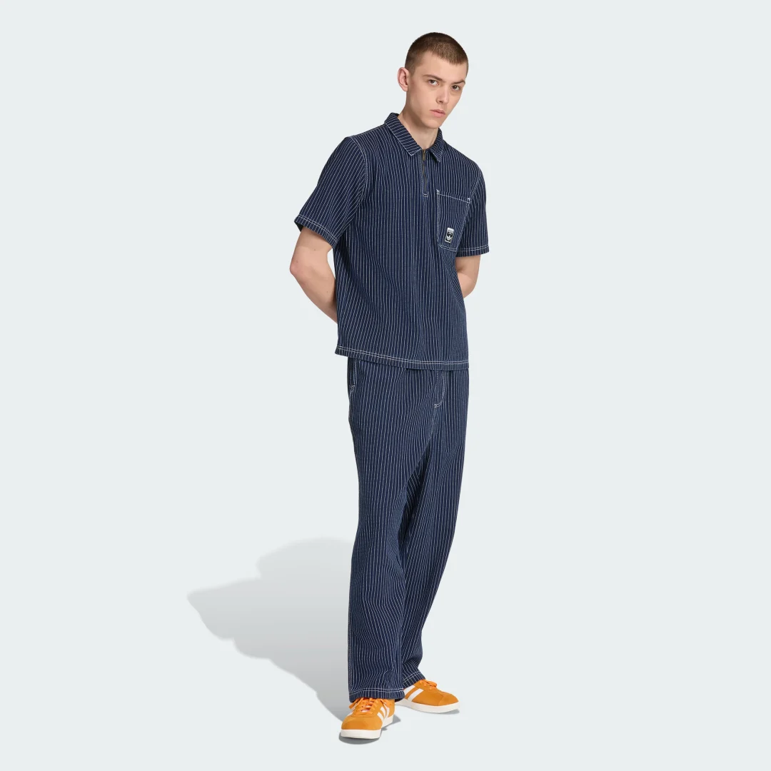Thumbnail 2 de Adidas Pantalón chino suelto Wabash Azul