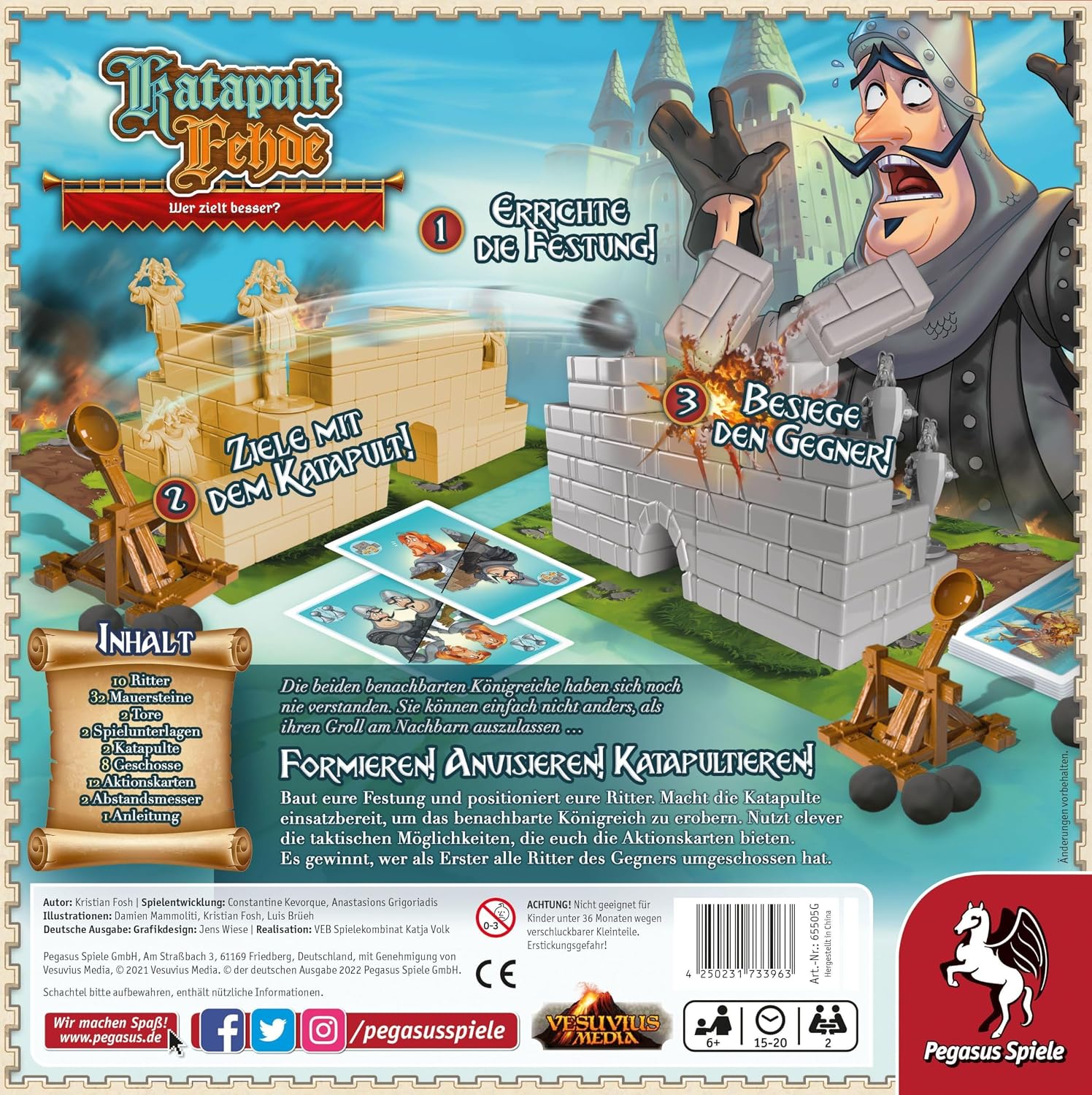 Detalle 2 de Katapult Fehde Spielzeugkatapult ⚔