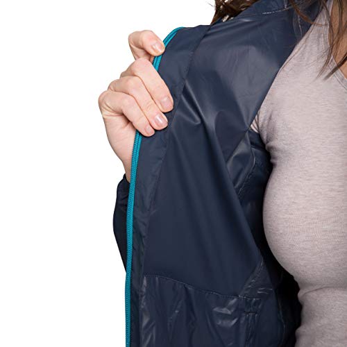 Thumbnail 6 de Trespass Womens Waterproof Packaway Jacket Qikpac Navy, Size 18