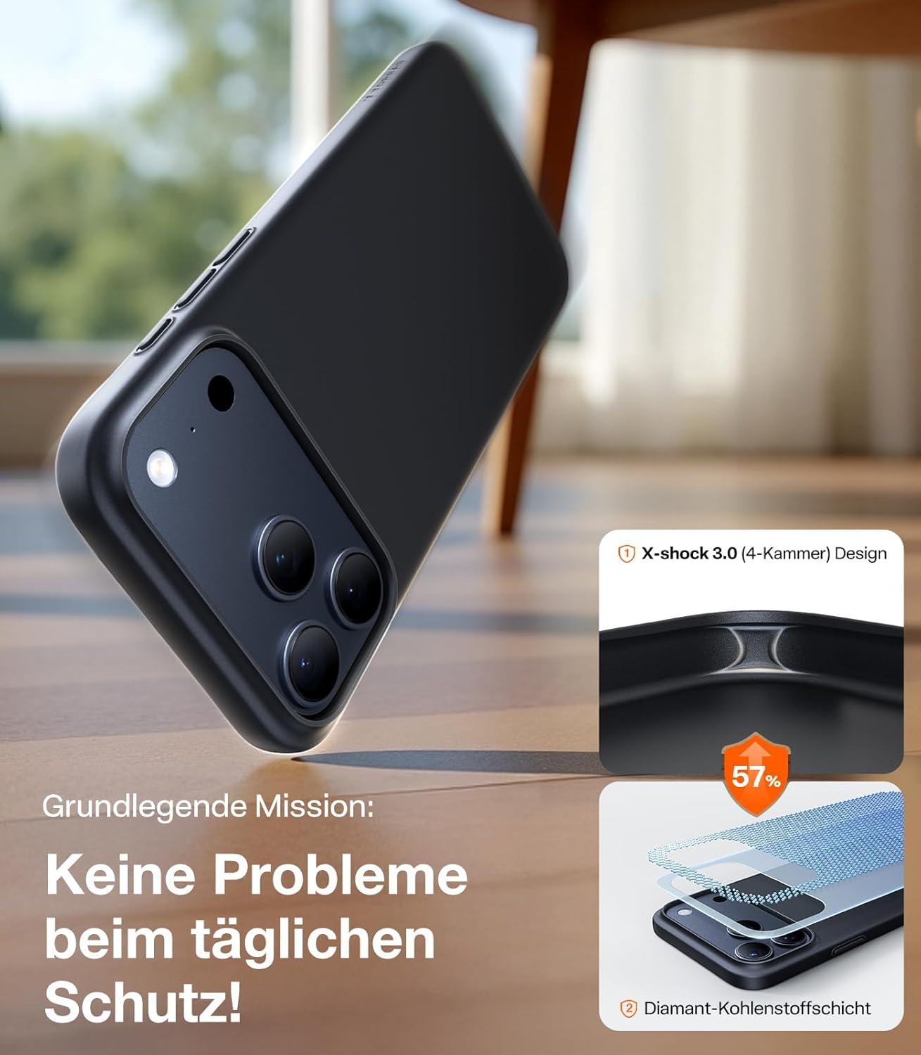 Thumbnail 5 de TORRAS Ultra Dünn Hülle für iPhone 17 Pro Max mit MagSafe – 0,07 cm Dicke, 19N Magnetkraft