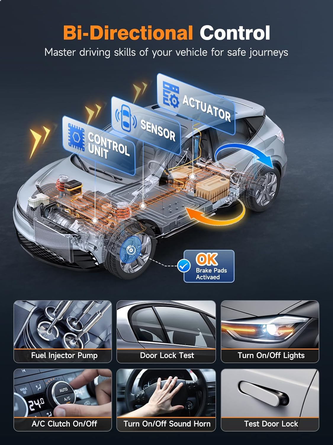Thumbnail 2 de FOXWELL NT510 Elite: GM OBD2 Bi-Directional Diagnostic Tool for Engine, ABS, SRS & More