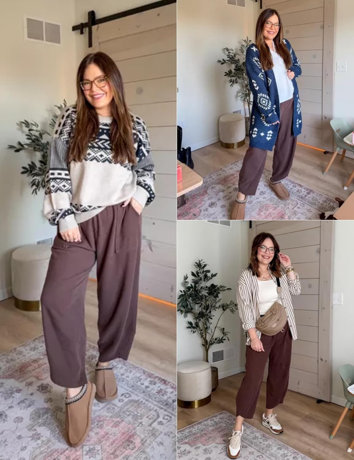 Thumbnail 4 de Xiaoxuemeng Baggy Wide Leg Pants 1 Pair