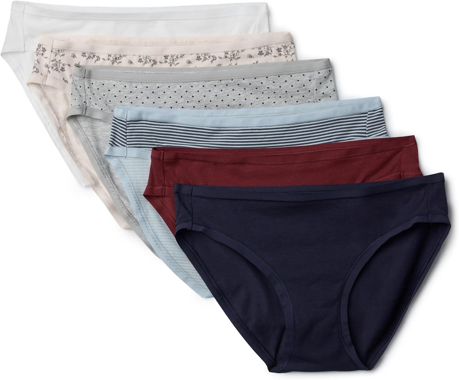Detalle 1 de Amazon Essentials Women's Bikini Brief Underwear, Cotton Spandex