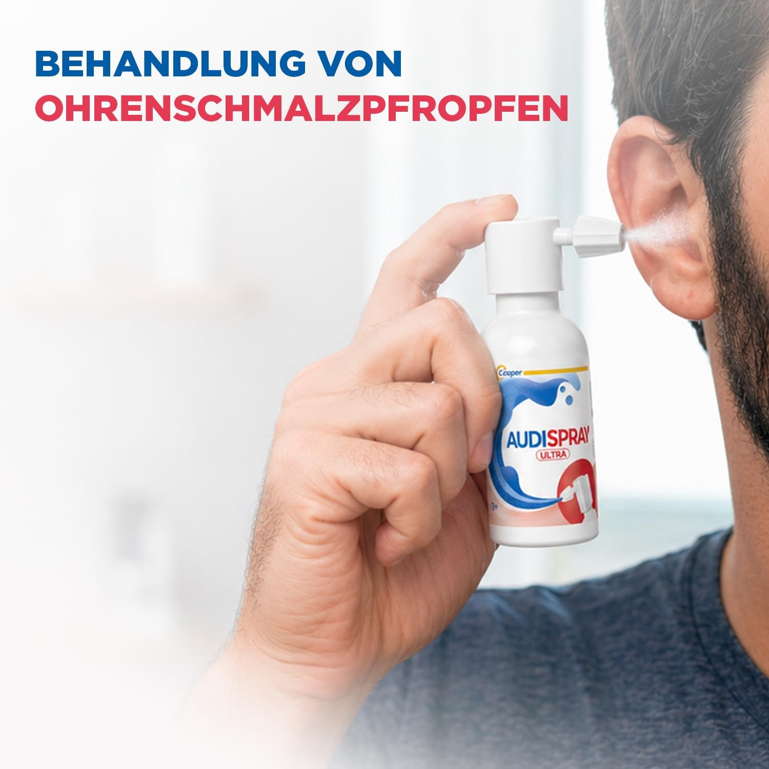 Detalle de AUDISPRAY Ultra – Behandlung von Ohrenschmalzpfropfen, Spray 20 ml
