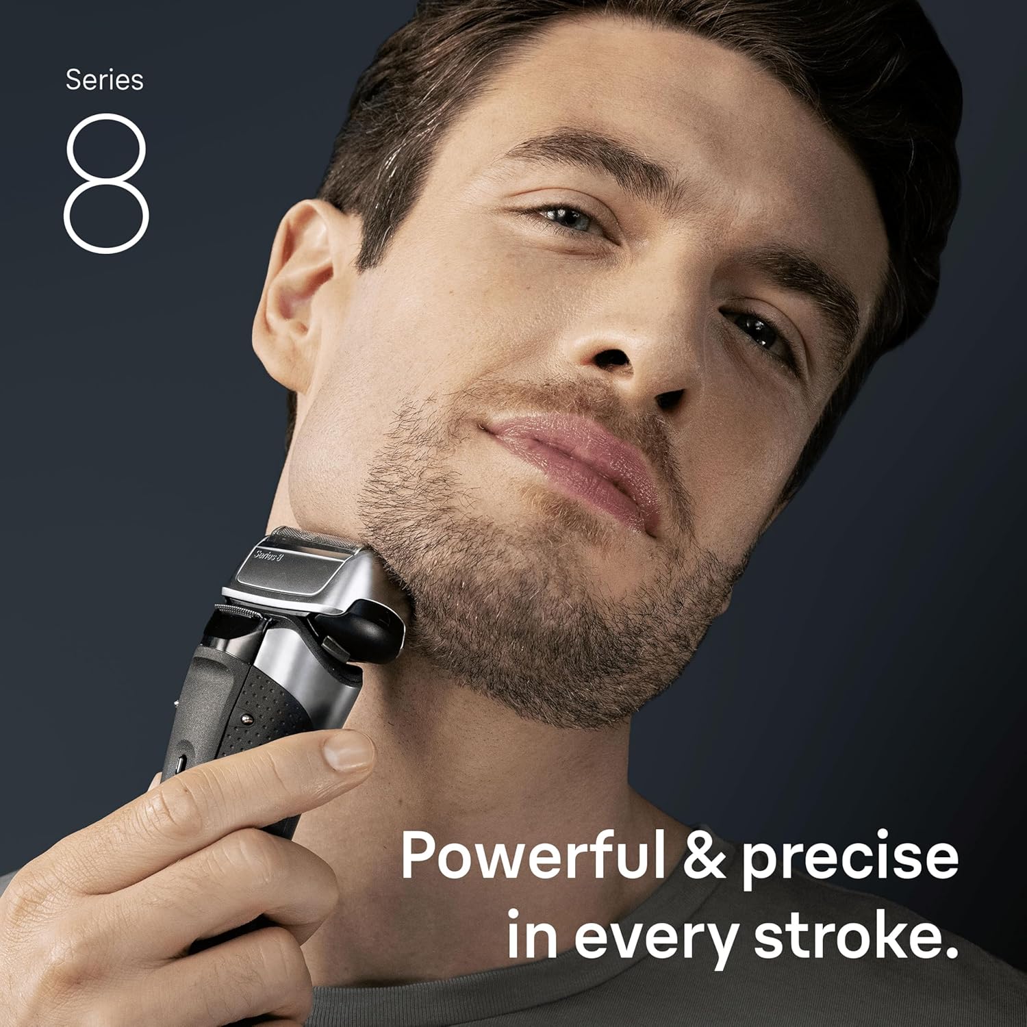 Thumbnail 1 de Braun Series 8 8617S electric shaver, 60 min run time 🪒