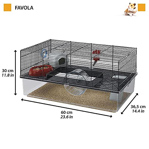 Detalle 2 de Ferplast FAVOLA jaula para hámsteres (pequeños roedores) 🐹