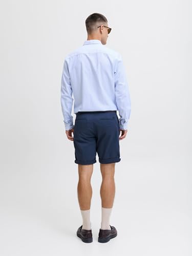 Thumbnail 2 de JACK & JONES Pantalones Cortos Chinos Ajustados para Hombre – Cintura Media, Corte Regular, Azul-2, Talla M