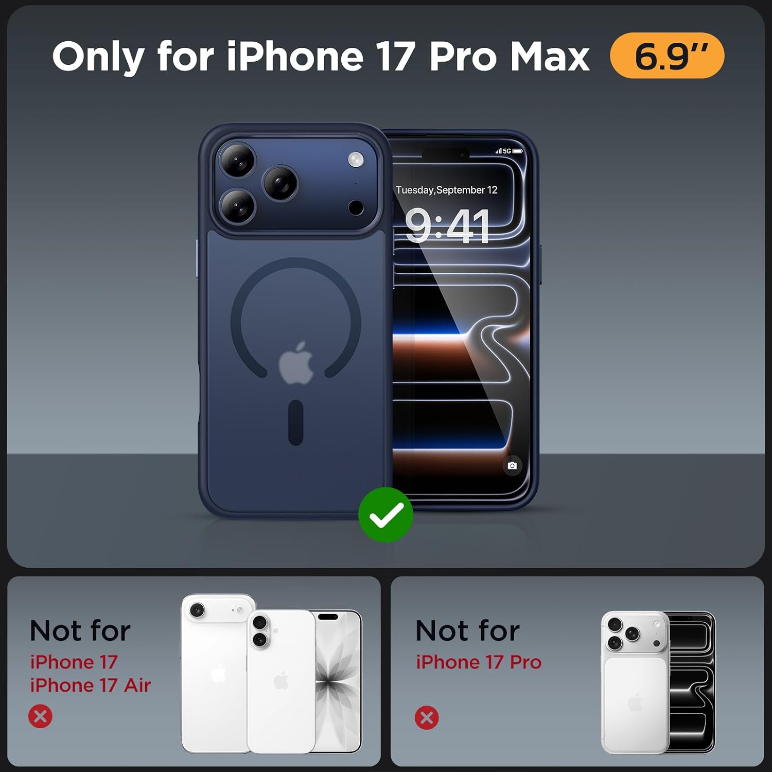 Thumbnail 1 de Miracase iPhone 17 Pro Max MagSafe 6.9"