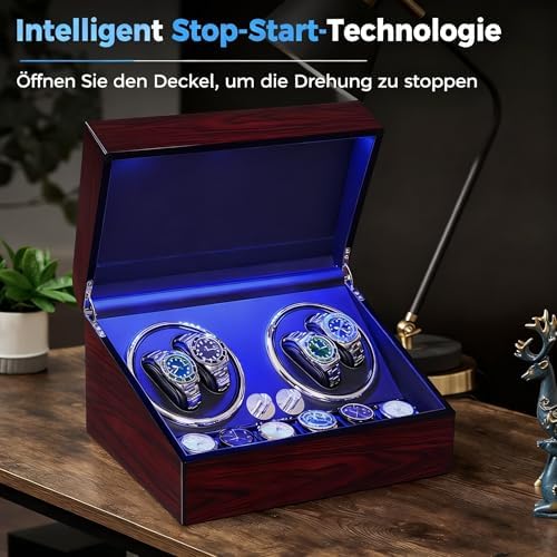 Detalle de ANWBROAD automatic watch winder, 4 slots