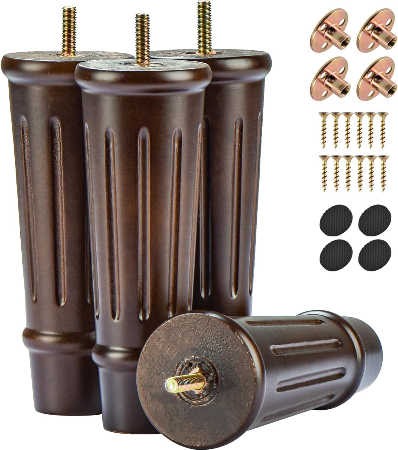 Thumbnail 6 de Tchosuz Wooden Furniture Legs, 6-inch