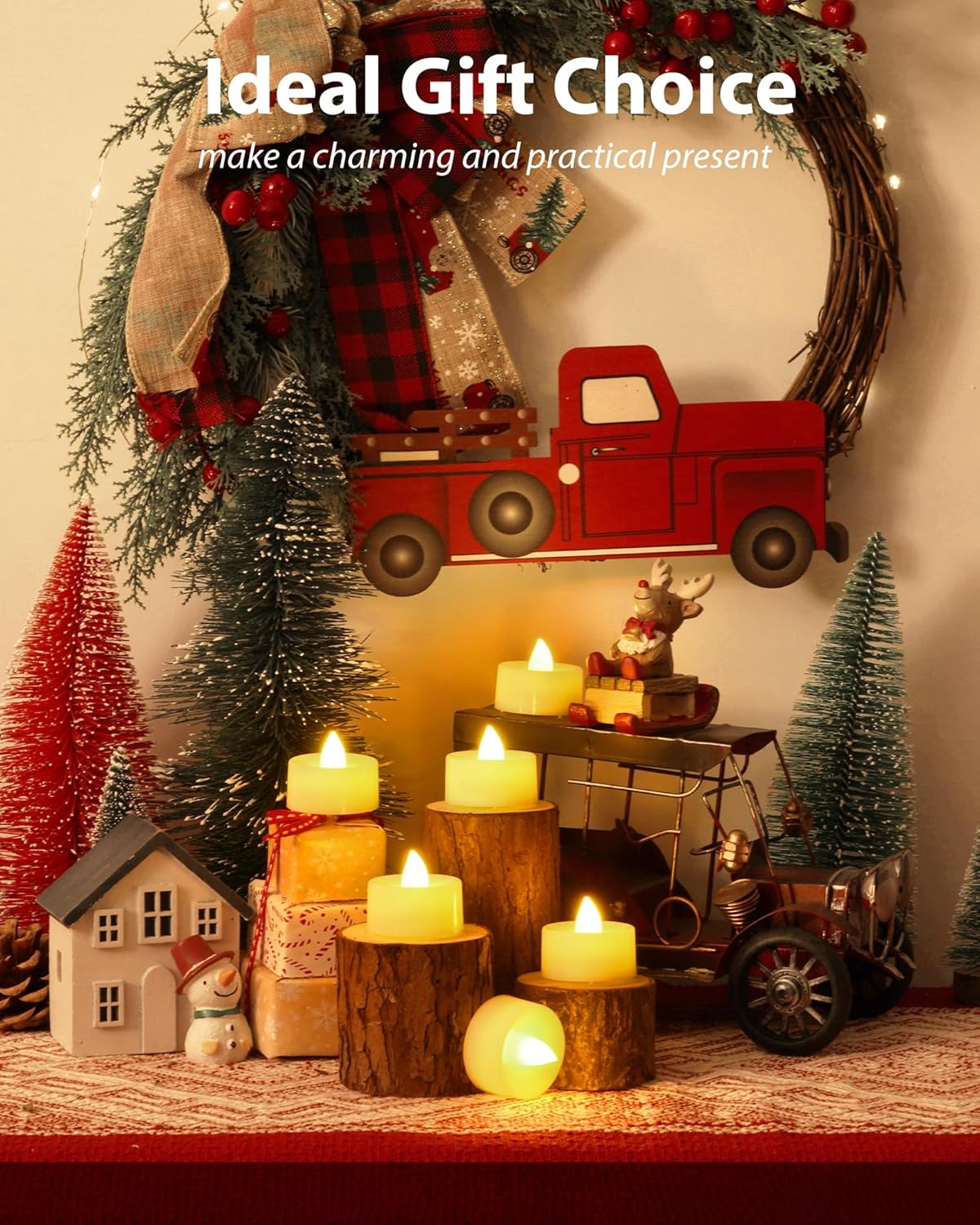 Thumbnail 5 de AMAGIC LED Flameless Tea Lights 12 Pack