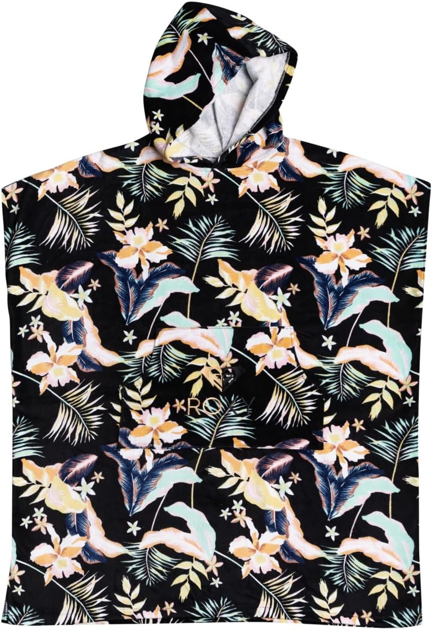 Detalle de Roxy Stay magical Beach Supplies pour Femme : Accessoire plage en éponge avec écusson coton et poche kangourou