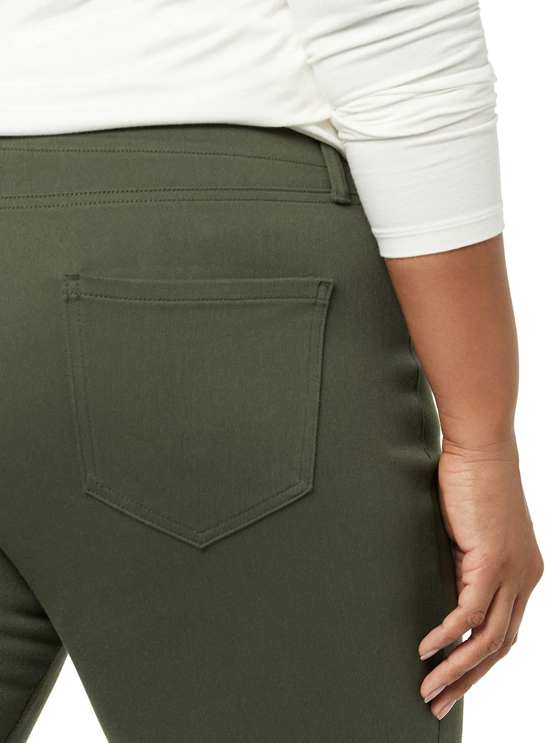 Detalle de Amazon Essentials Women’s Pull-On Stretchy Knit Jegging (Plus Size available) – mid-rise skinny fit