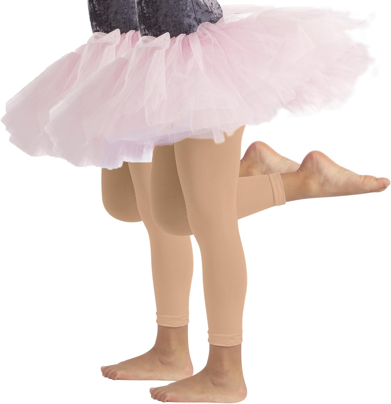 Thumbnail 4 de LEGGINGS BALLET BAMBITA BAMBINA 60 DEN – Nero/Rosa, senza piedi, Made in Italy