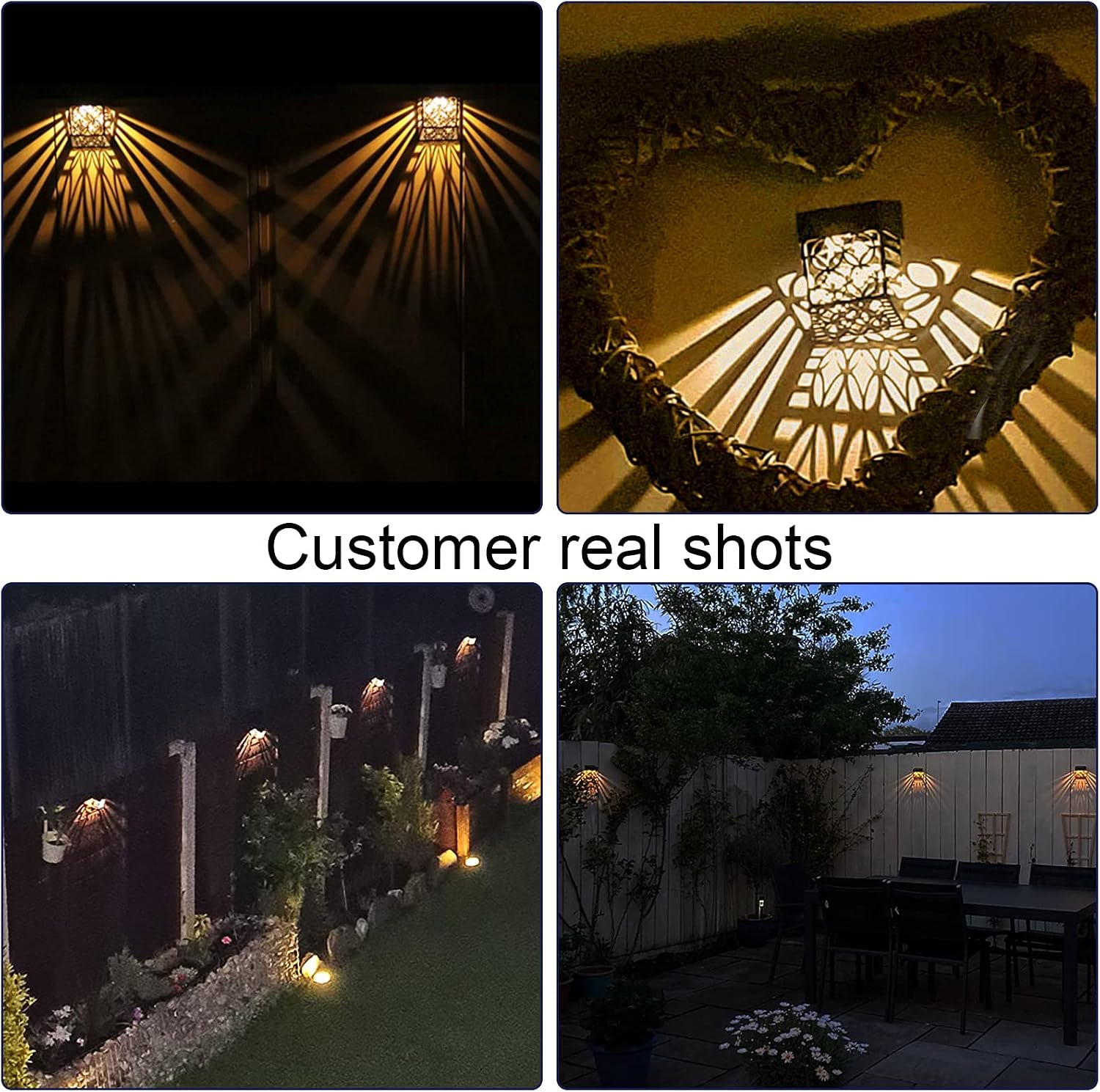 Thumbnail 5 de UNIFUN Solar Fence Lights Outdoor 8Pack