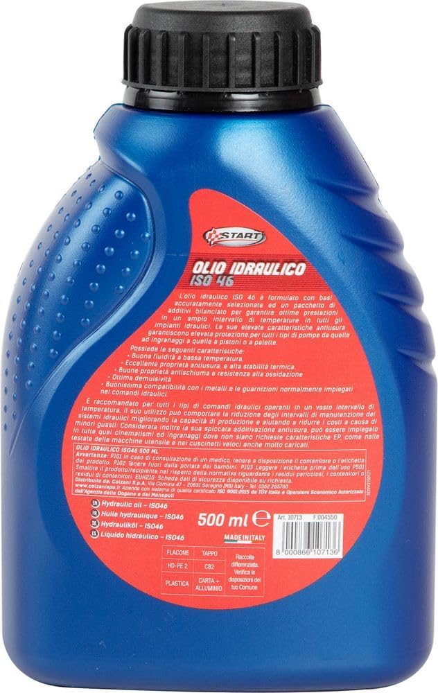 Thumbnail 1 de Olio idraulico Start ISO 46 Made in Italy 500 ml (DIN 51524 Part II, Denison HF-0/HF-1/HF-2)