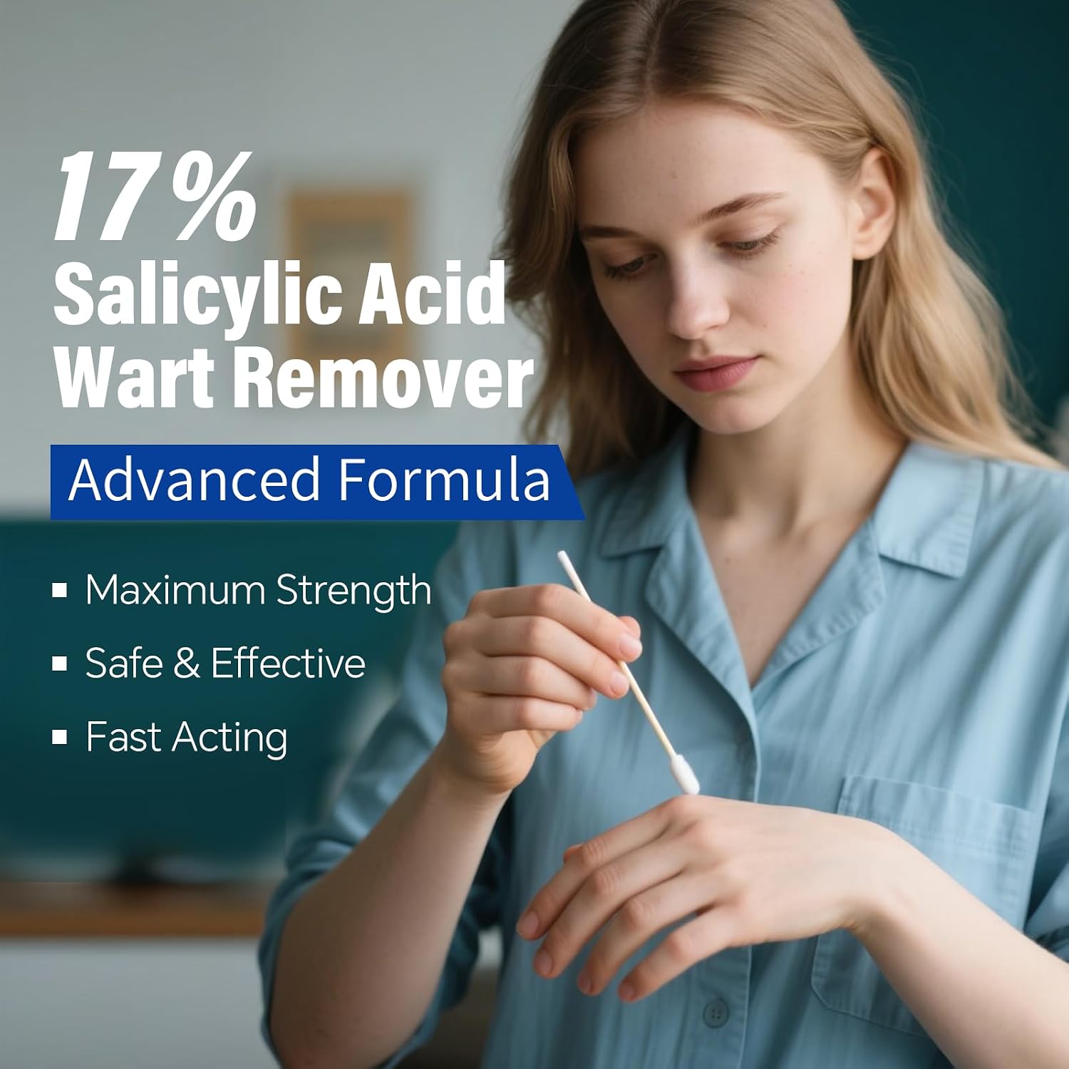 Detalle de OSNOIA Wart Remover Gel with Salicylic Acid, Fast-Drying 15 mL